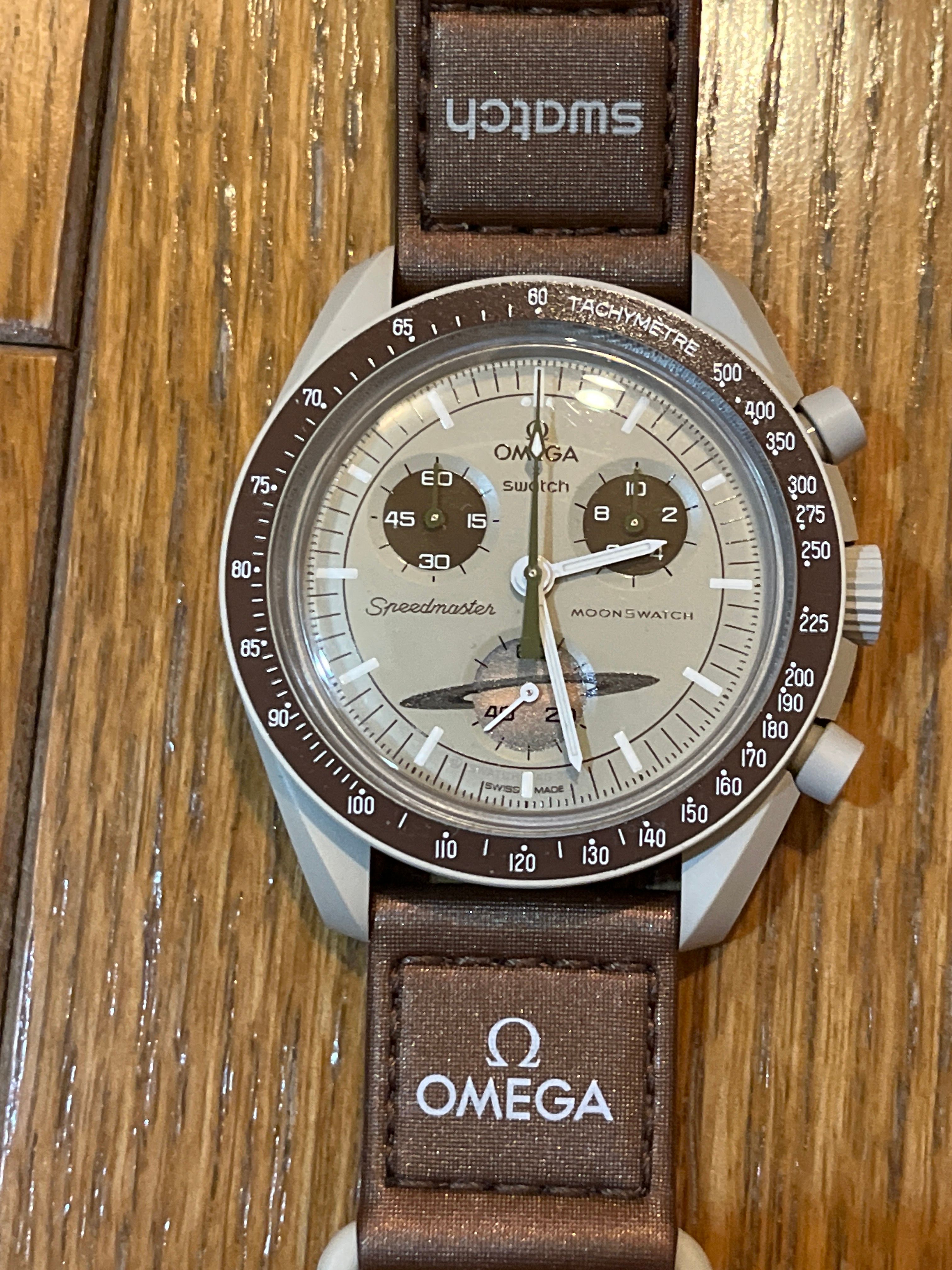 Swatch × Omega Mission to Saturn