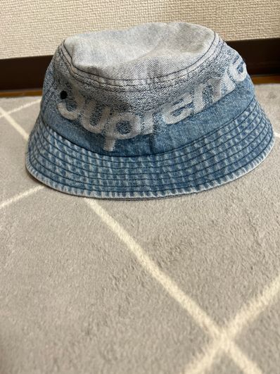 Supreme Fade Jacquard Denim Crusher "Blue"