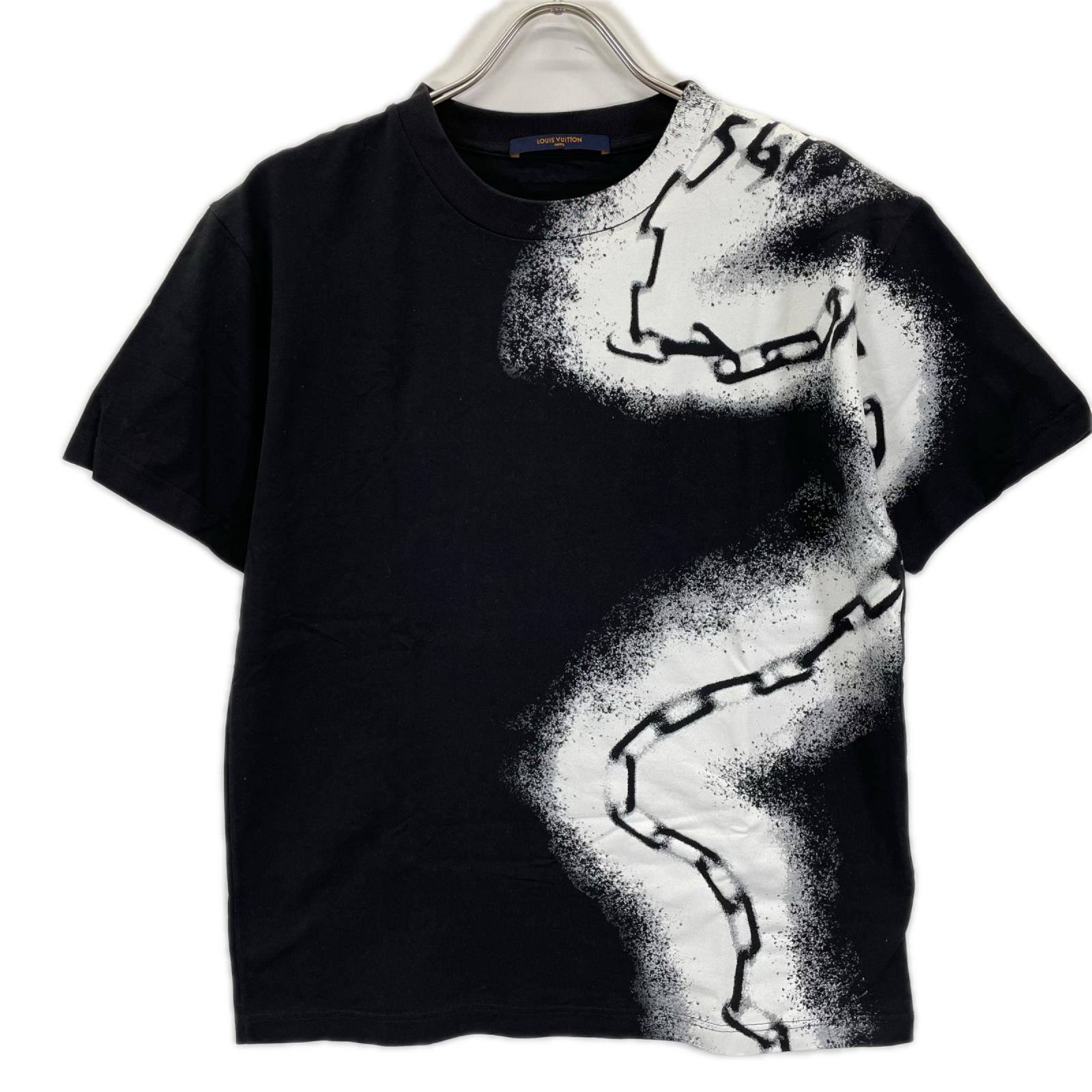 ルイヴィトン RM201M NPG HIY17W スプレーチェーン Tシャツ S