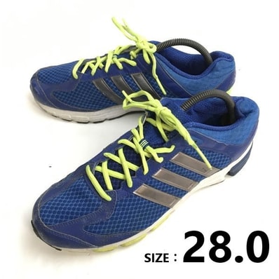 adidas/アディダス★ランニングシューズ/スニーカー【size:10/28.0/blue/青】sneakers/Shoes/trainers◆bJ-142