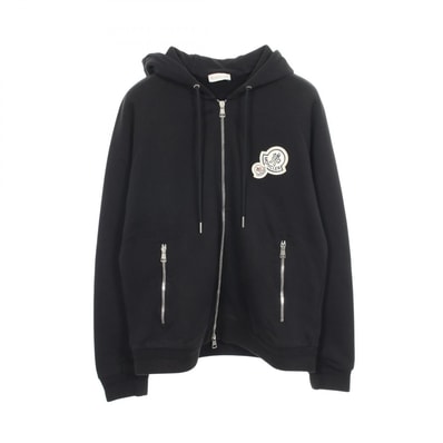 モンクレール MONCLER パーカー 衣料品 トップス コットン メンズ ブラック系 D2091840100 【中古】