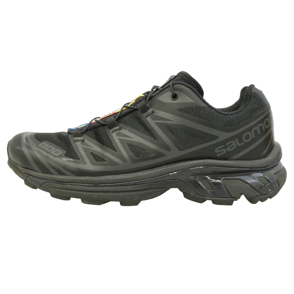 salomon サロモン 410866 XT-6 エックスティー シックス ローカット スニーカー ブラック系 25.5cm【中古】