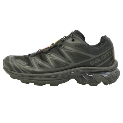 salomon サロモン 410866 XT-6 エックスティー シックス ローカット スニーカー ブラック系 25.5cm【中古】