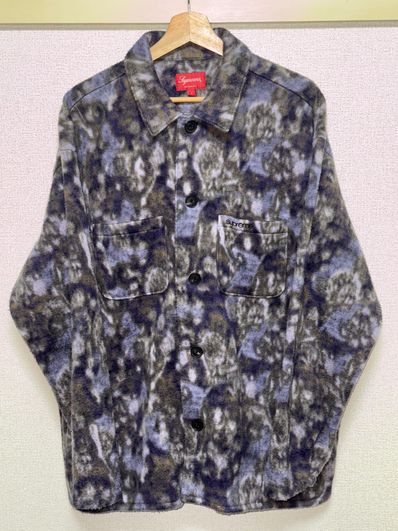 Supreme Paisley Fleece Shirt "Purple"