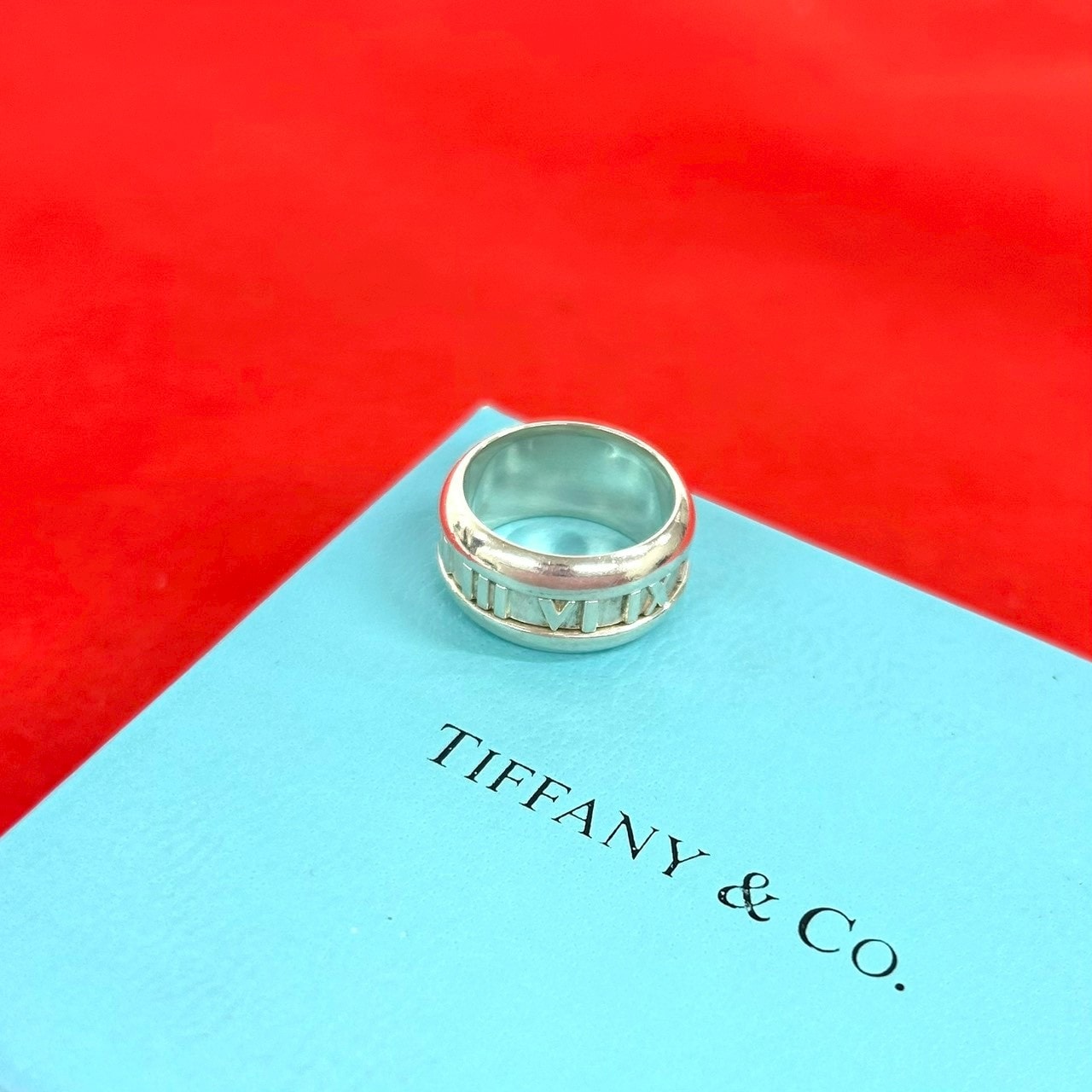 TIFFANY&Co. ティファニー アトラス リング シルバー925 リング・指輪 9号 シルバー
 084-2