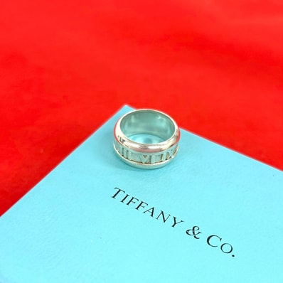 TIFFANY&Co. ティファニー アトラス リング シルバー925 リング・指輪 9号 シルバー
084-2
