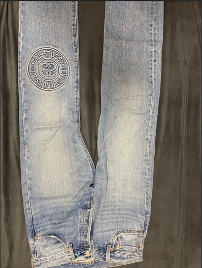 Stussy × LEVI'S Embossed 501 "Denim" A52180000