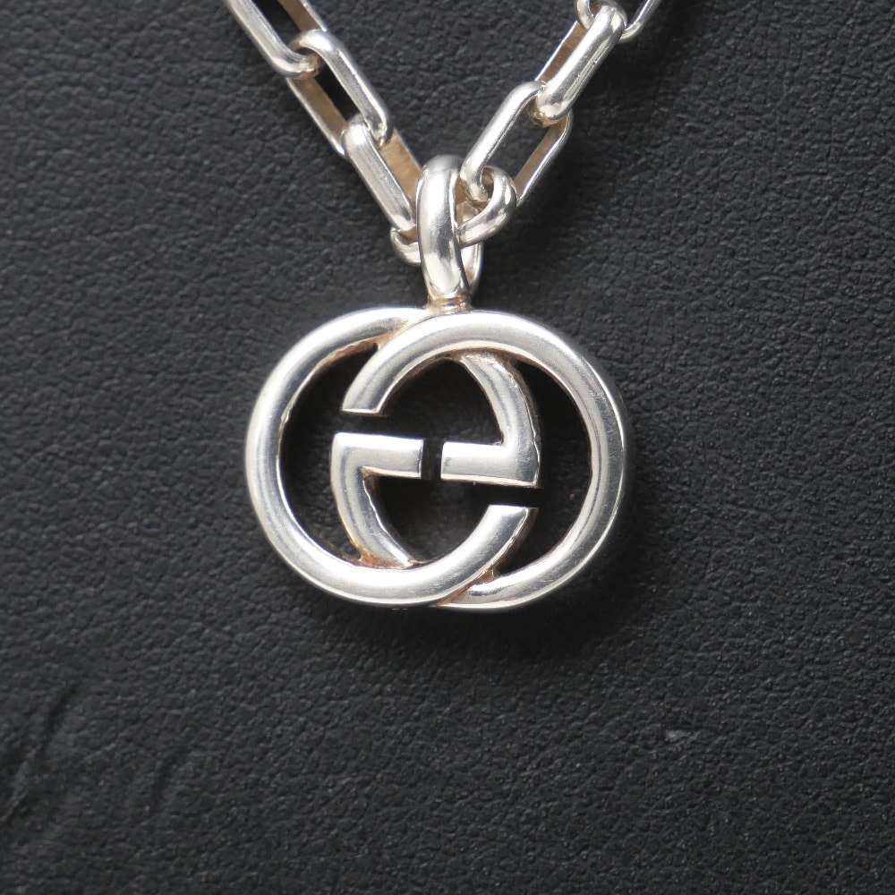 GUCCI グッチ ネックレス GG インターロッキングG シルバー925 ブランド古着【中古】20260923/RB0745