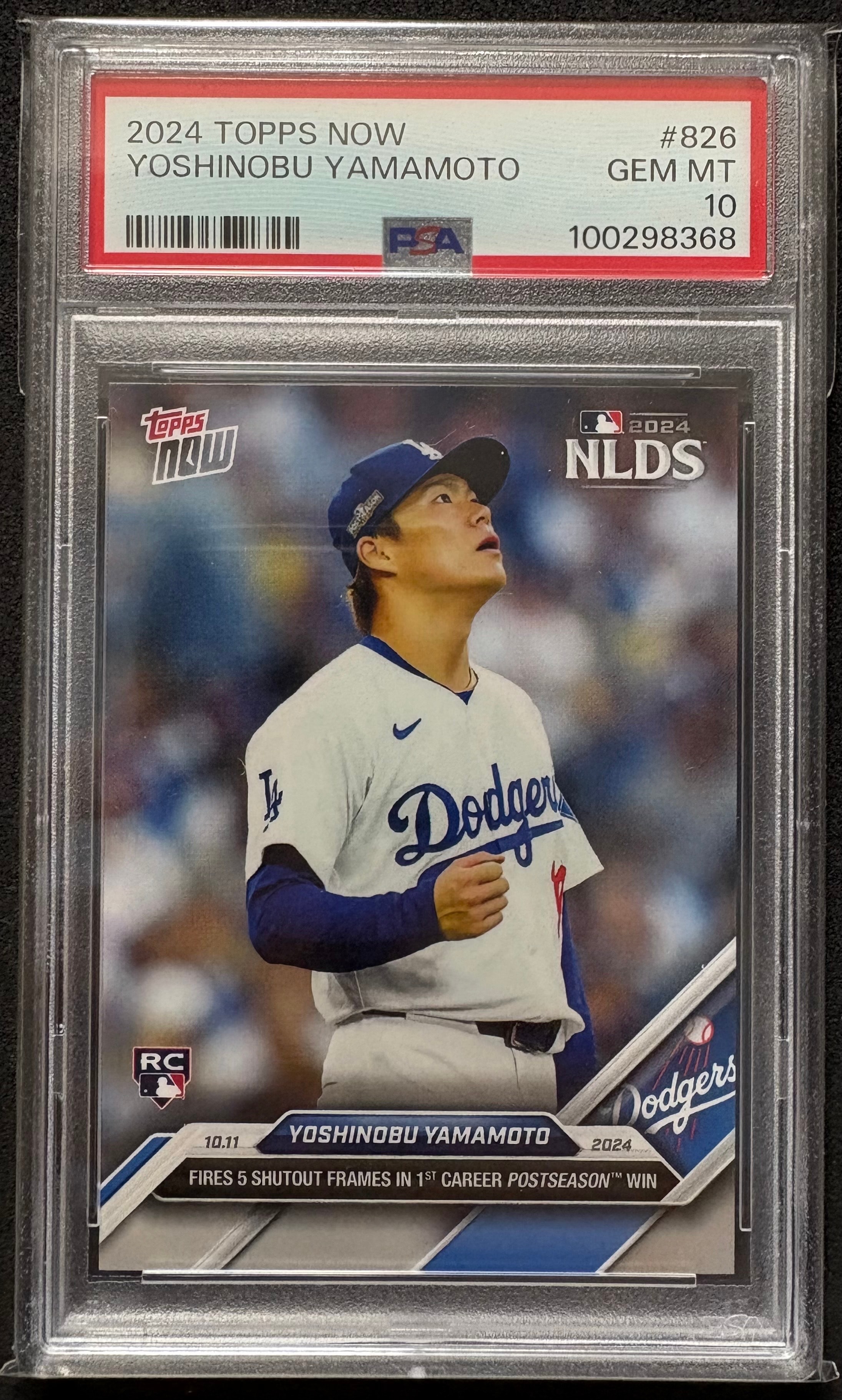 山本由伸 [826](2024 MLB トップスナウカード - LOOK FOR RELICS!)