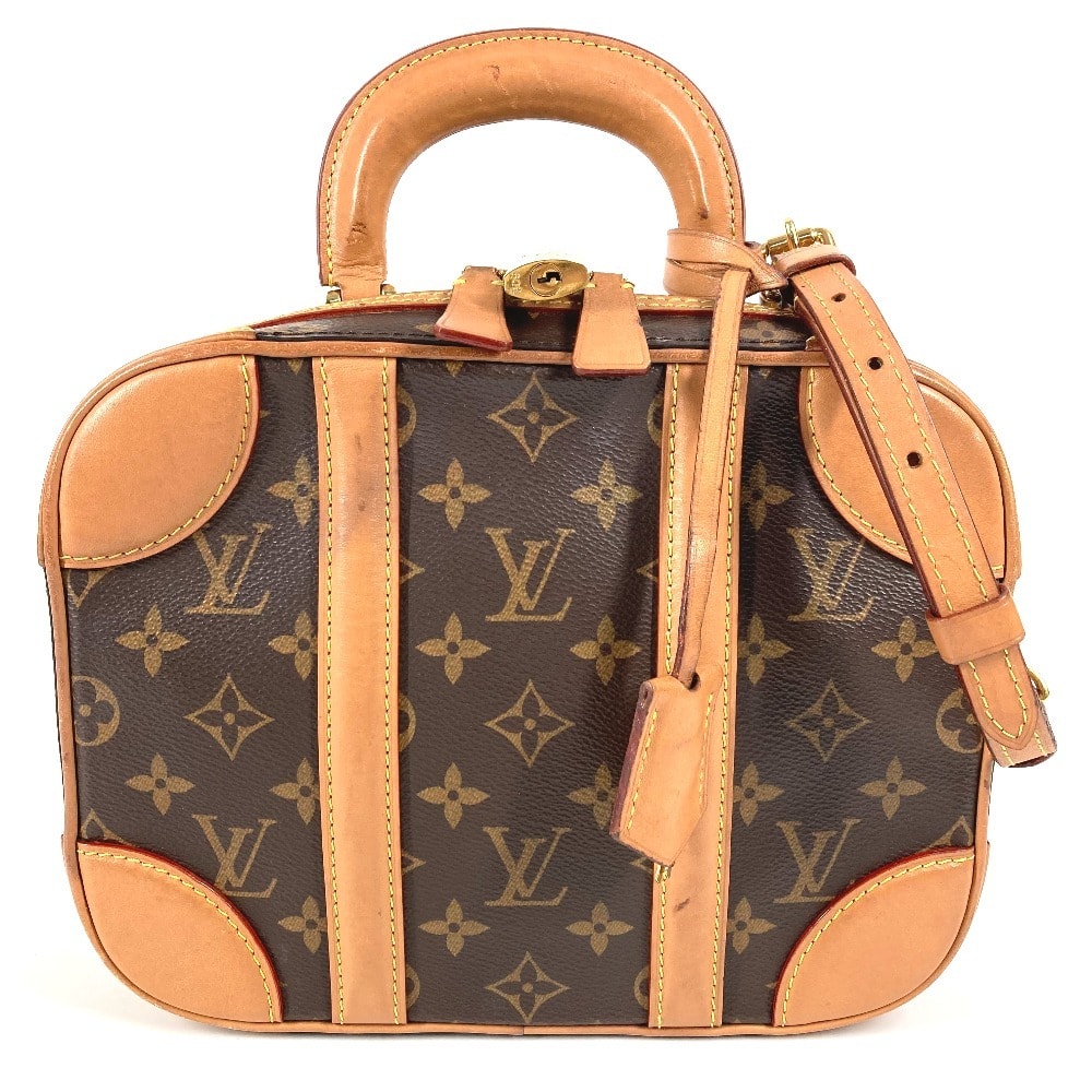 LV ルイヴィトン　ドゥーヴィル　モノグラム ハンドバッグ　ボストンバッグ C (やや傷や汚れあり)】ルイヴィトン LOUIS VUITTON ヴァリゼット PM