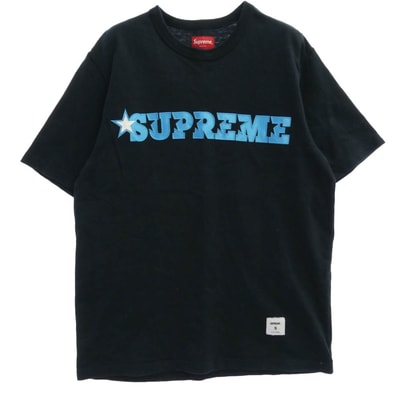 Supreme シュプリーム Tシャツ 20SS Star Logo S/S Top スター ロゴ 半袖 コットン クルーネック Tシャツ ネイビー系 S【中古】