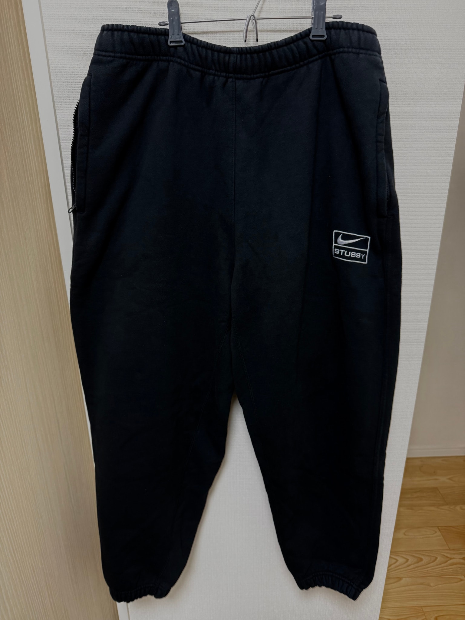 Stussy x Nike Fleece Pant "Black" (Asia Size) FN5236-010