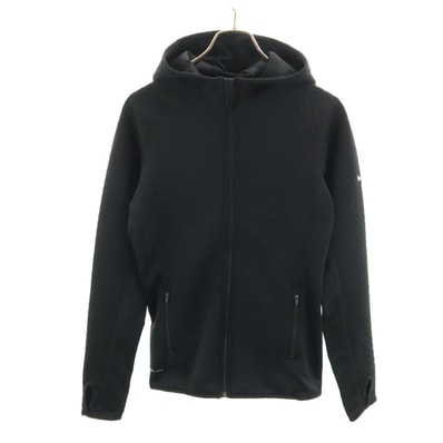 NIKE ナイキ トレーニング 長袖 ジップパーカー S ブラック