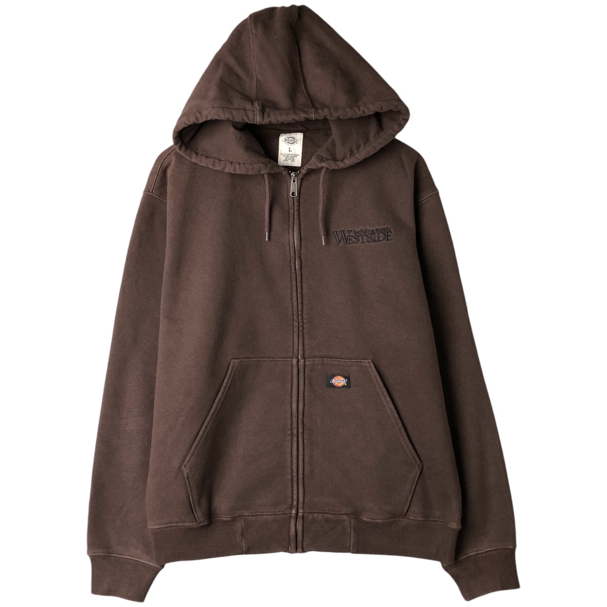 古着 ディッキーズ Dickies スウェットフルジップパーカー メンズL相当/eaa606166