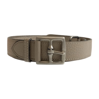HERMES エルメス エトリヴィエール ベージュ シルバー金具 トゴ ベルト □D刻印 504440 【中古】