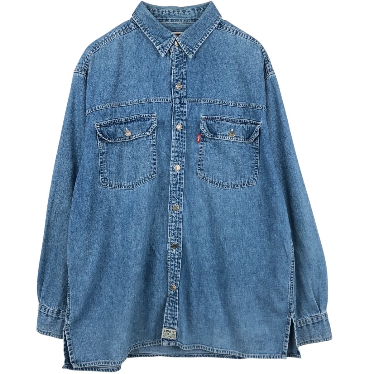 古着 リーバイス Levi's 長袖 デニムシャツ メンズM相当/eaa676441