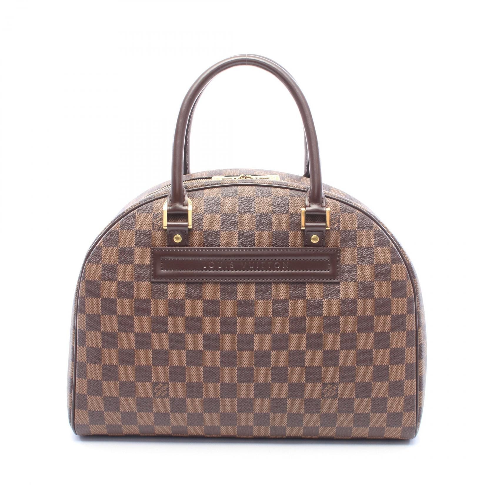 ルイ・ヴィトン LOUIS VUITTON ノリータ ダミエエベヌ ハンドバッグ バッグ PVCコーティングキャンバス レザー レディース ブラウン系 N41455 【中古】