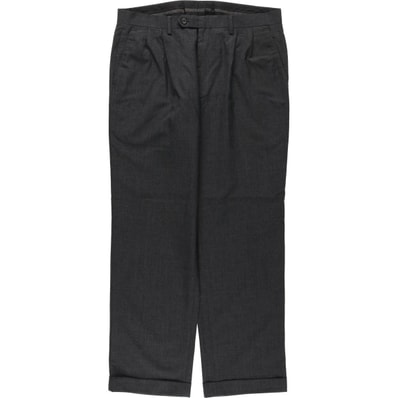 古着 ラルフローレン Ralph Lauren LAUREN ローレン ツータック ウール×ポリパンツ スラックス メンズw35相当/eaa622133