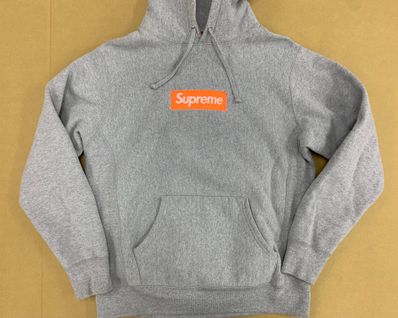 Supreme Box Logo Hooded Sweatshirt "Hether Grey" (17FW)