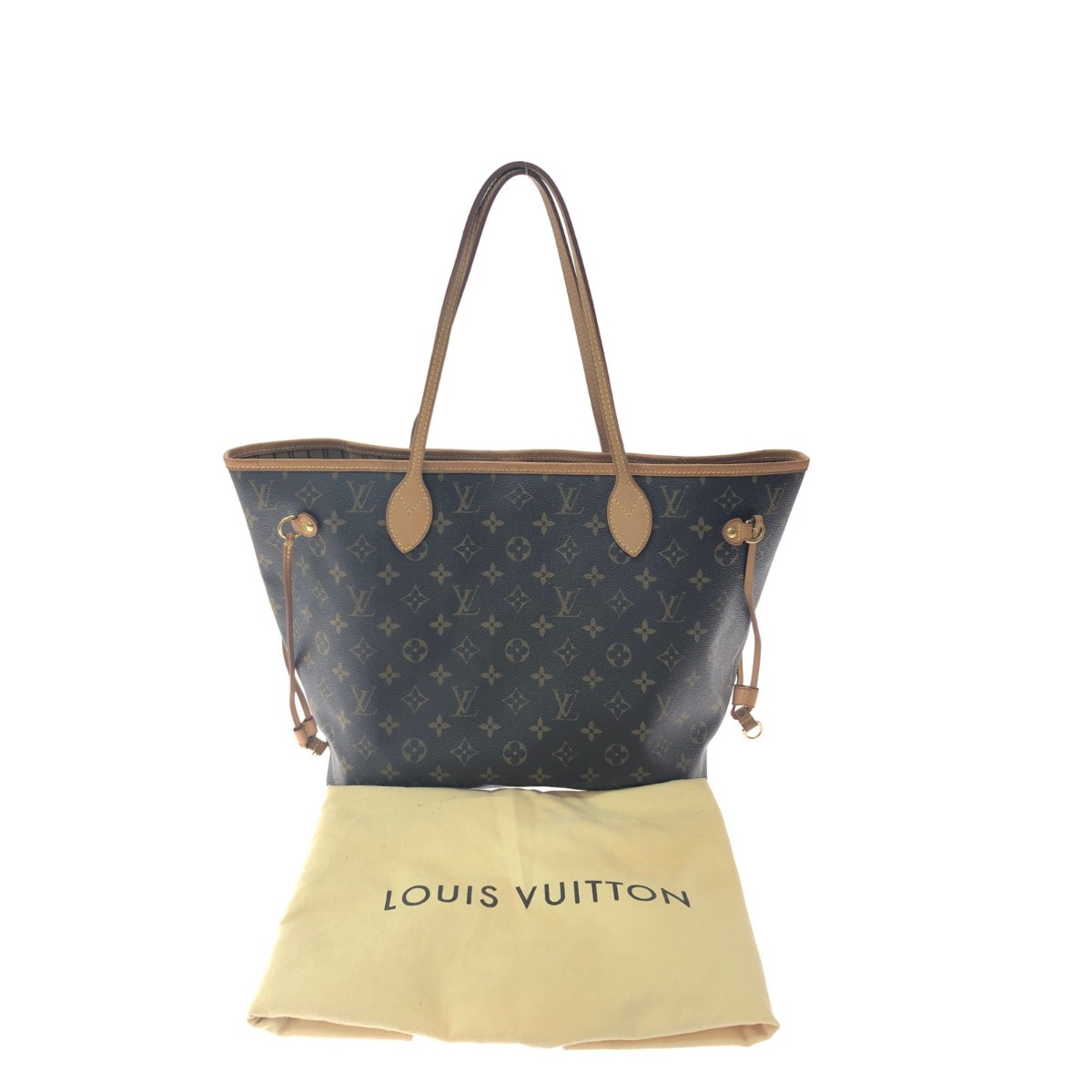 ▼▼LOUIS VUITTON ルイヴィトン レディース トートバッグ モノグラム ネヴァーフルMM M40156 ブラウン