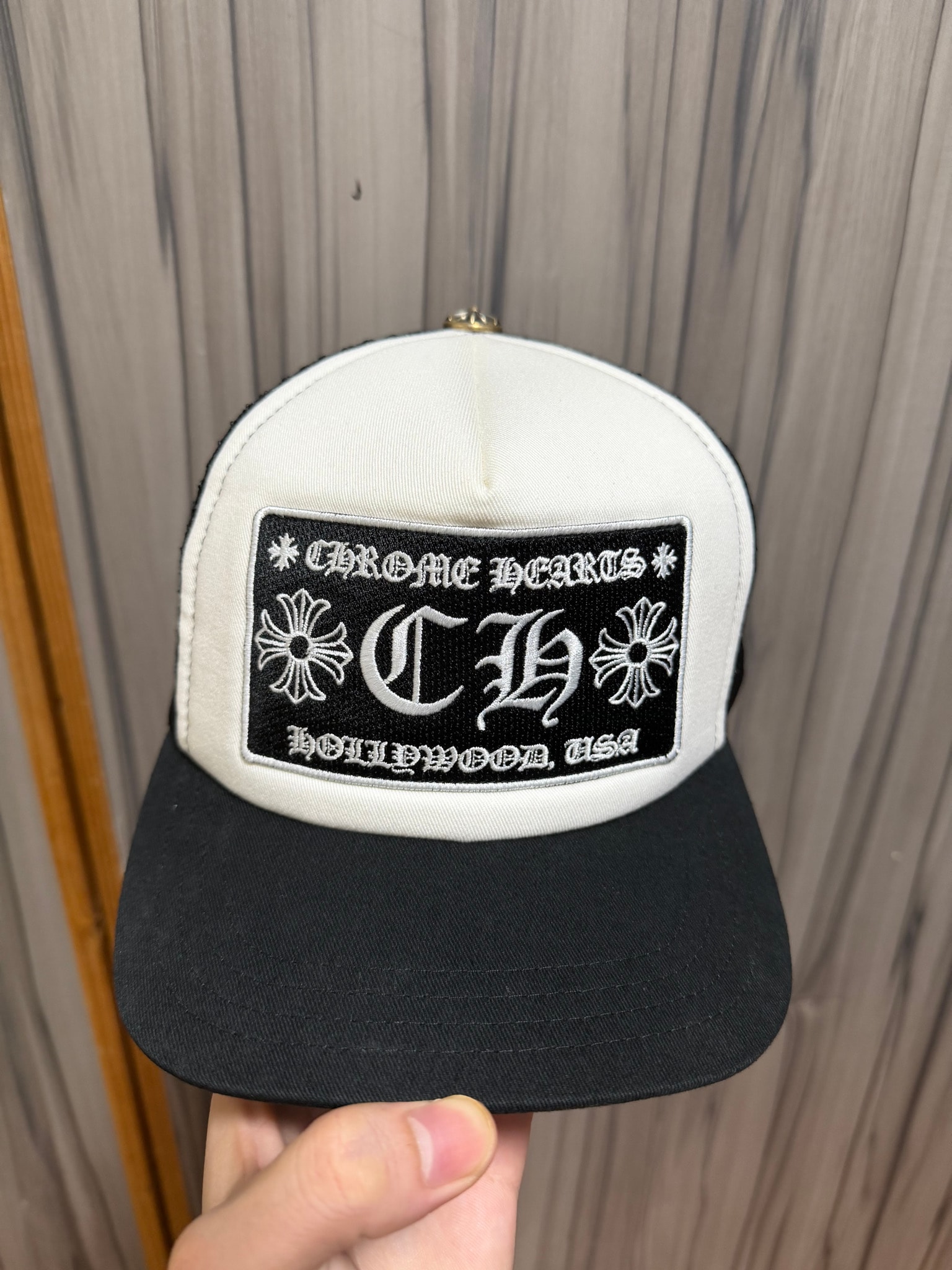 Chrome Hearts Trucker Cap CH "Black/White"