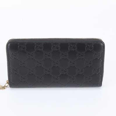 ■極美品 グッチ グッチシマ 409342 長財布 レザー