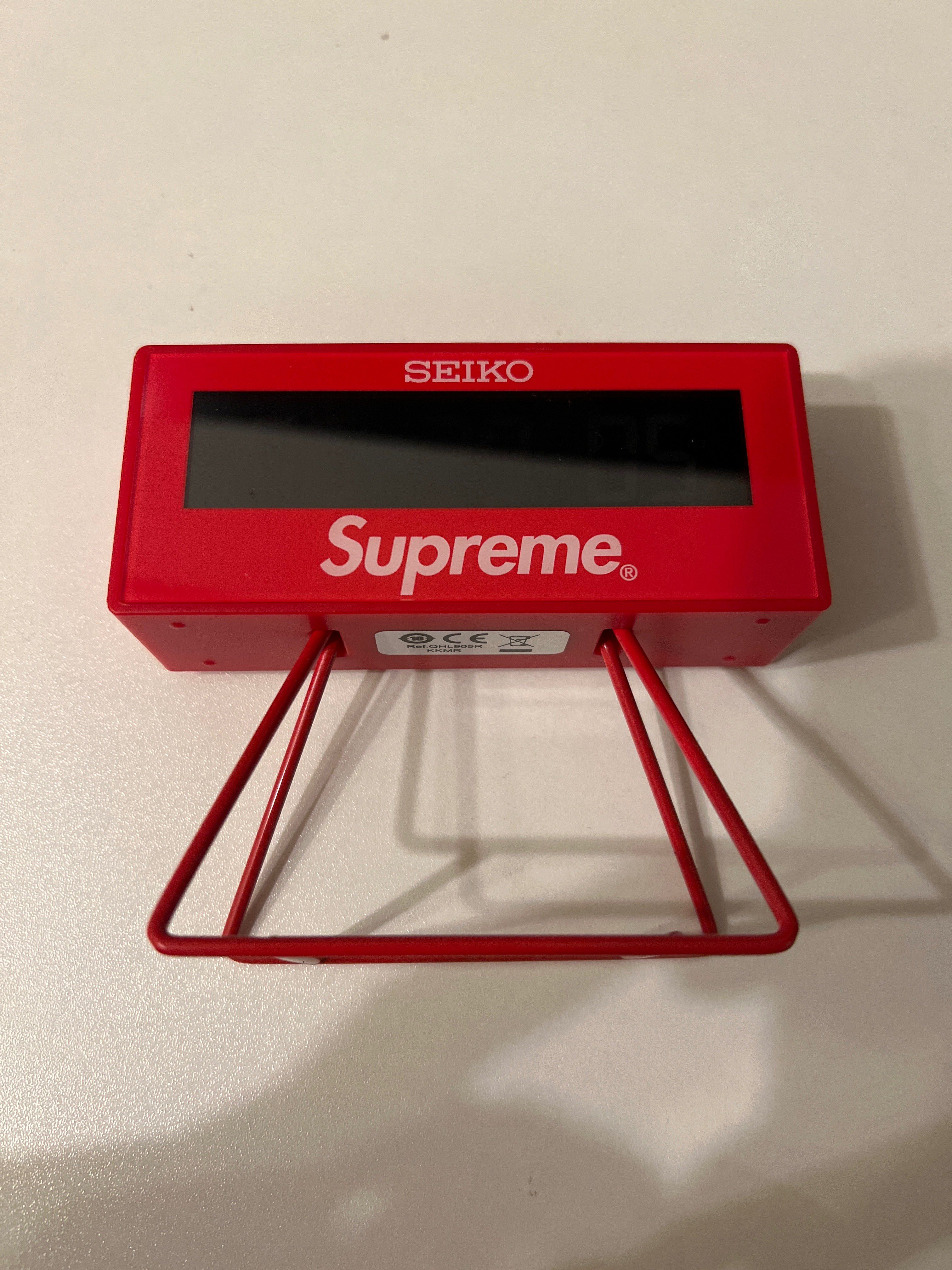 Supreme / Seiko Marathon Clock "Red"