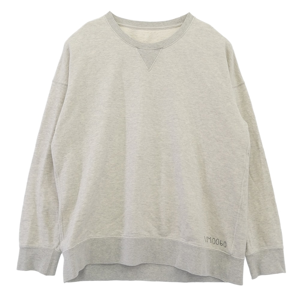 VISVIM ビズビム スウェット 18AW 0118205010036 JUMBO SWEAT CREW L/S ジャンボ 長袖 クルーネック スウェット グレー グレー系 3【中古】