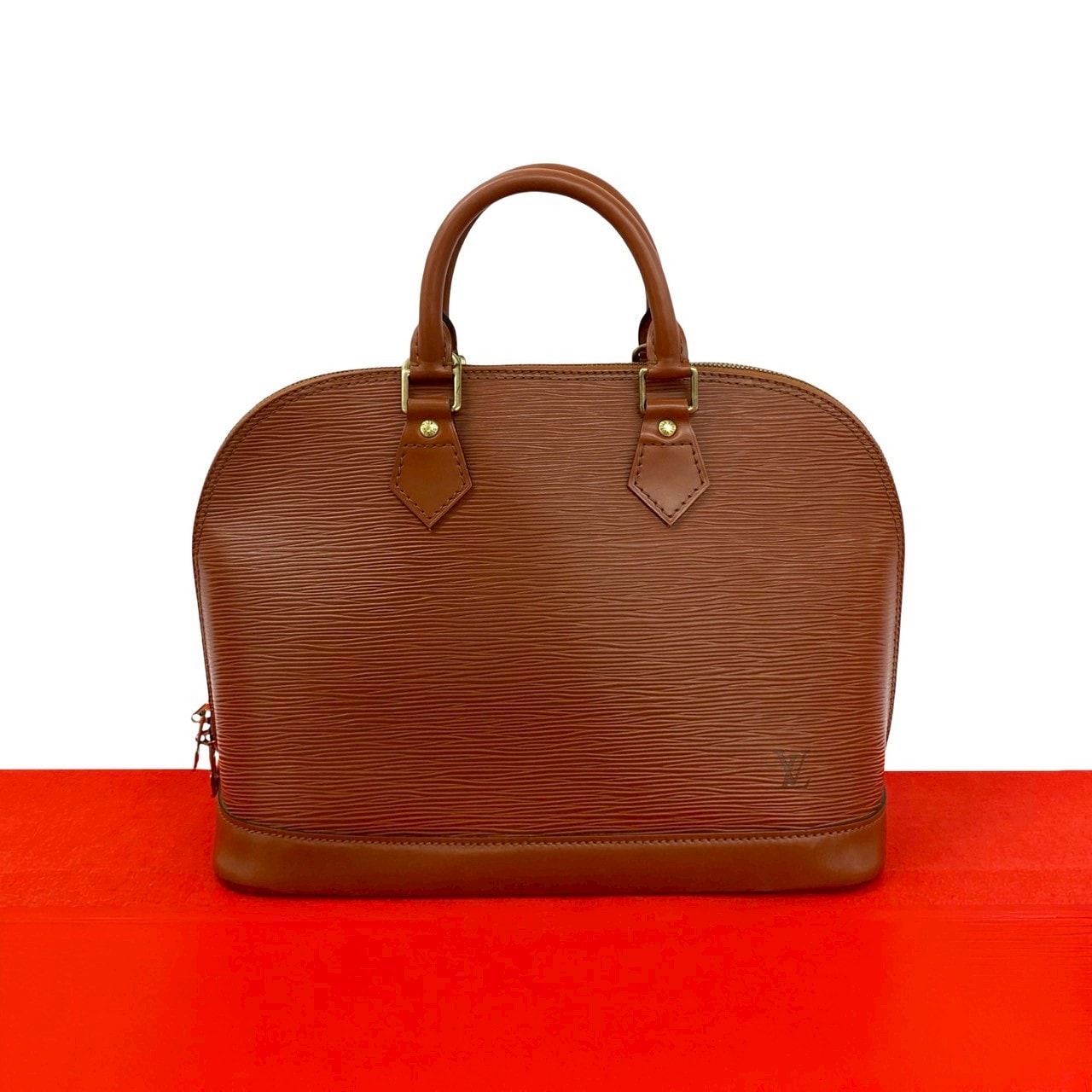 LOUIS VUITTON ルイヴィトン アルマ エピ レザー ハンドバッグ ブラウン
 21601