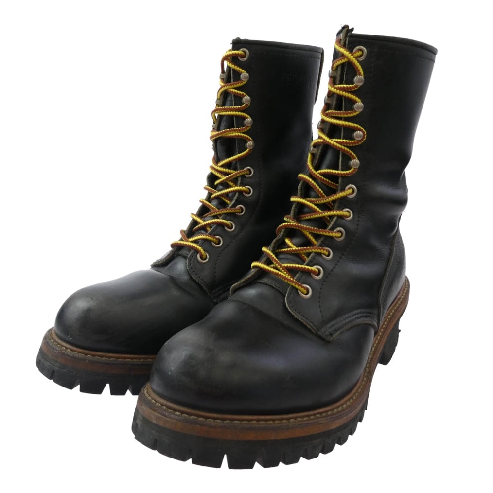 RED WING レッドウィング ブーツ 2218 PT83 LOGGER BOOTS ロガー ブーツ ブラック系 7.5D【中古】