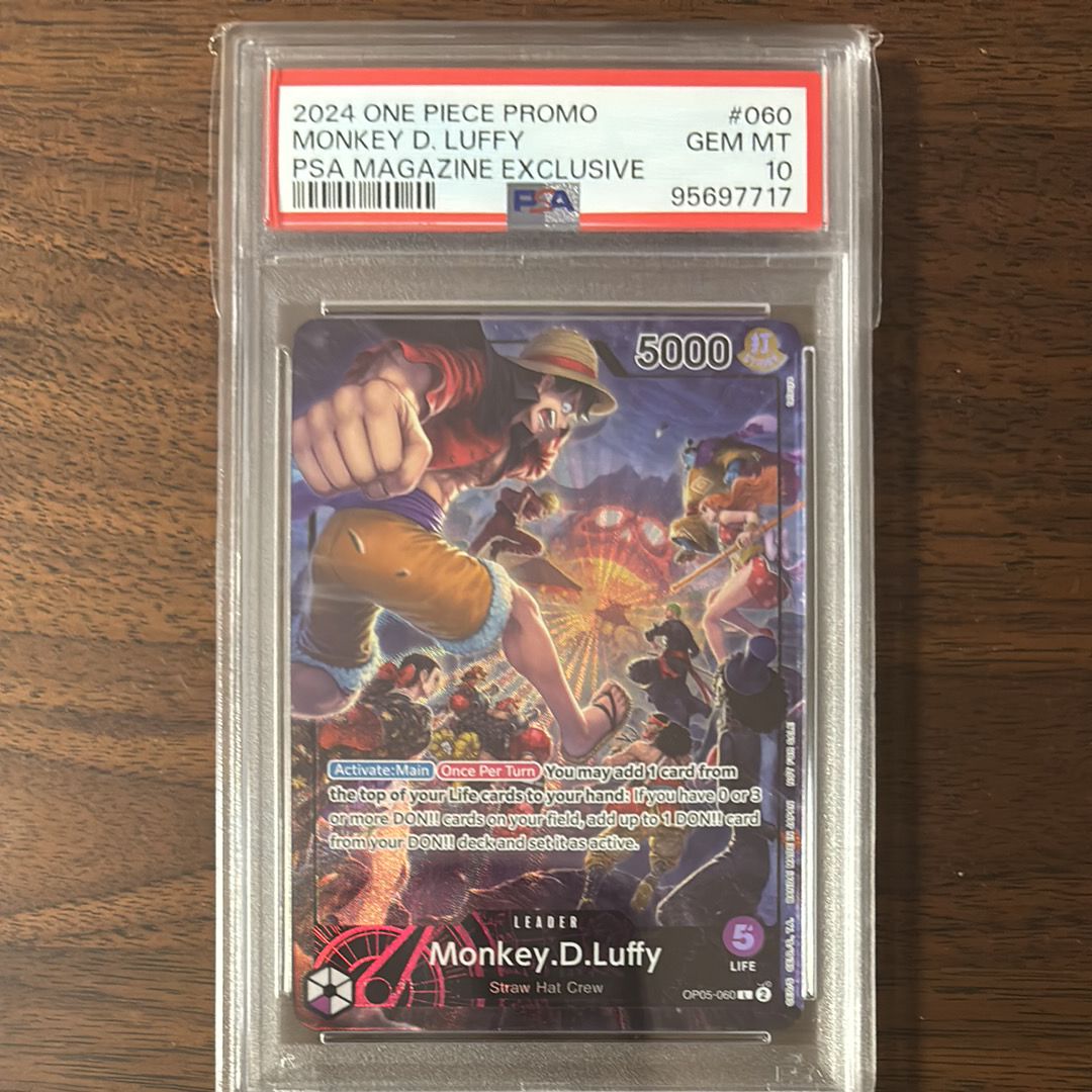 モンキー・D・ルフィ L [OP05-060]【英語版】(PSA限定コラボプロモカード)