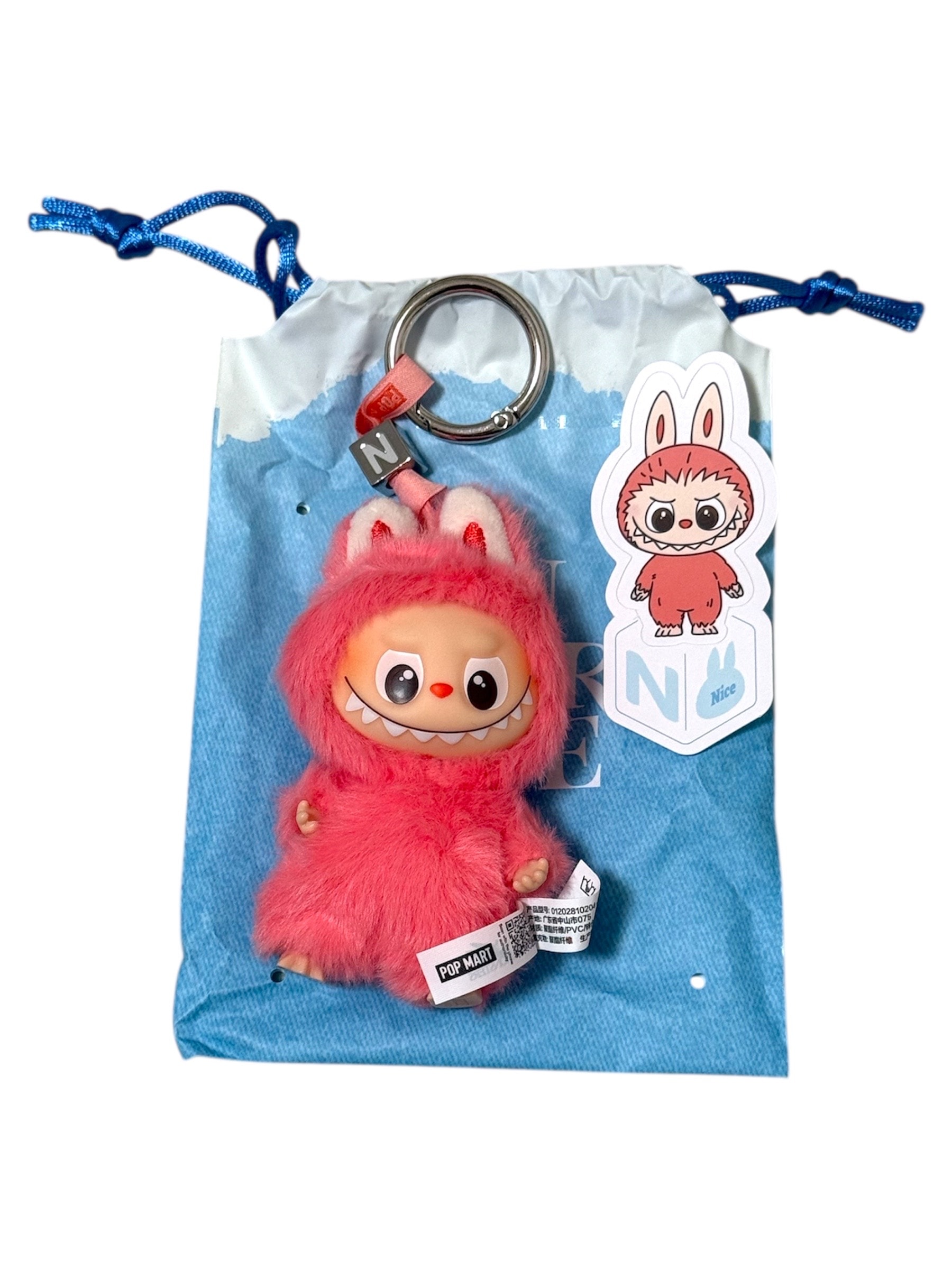 POP MART THE MONSTERS (LABUBU) Pin for Love Series-Vinyl Plush Pendant (N-Z) N