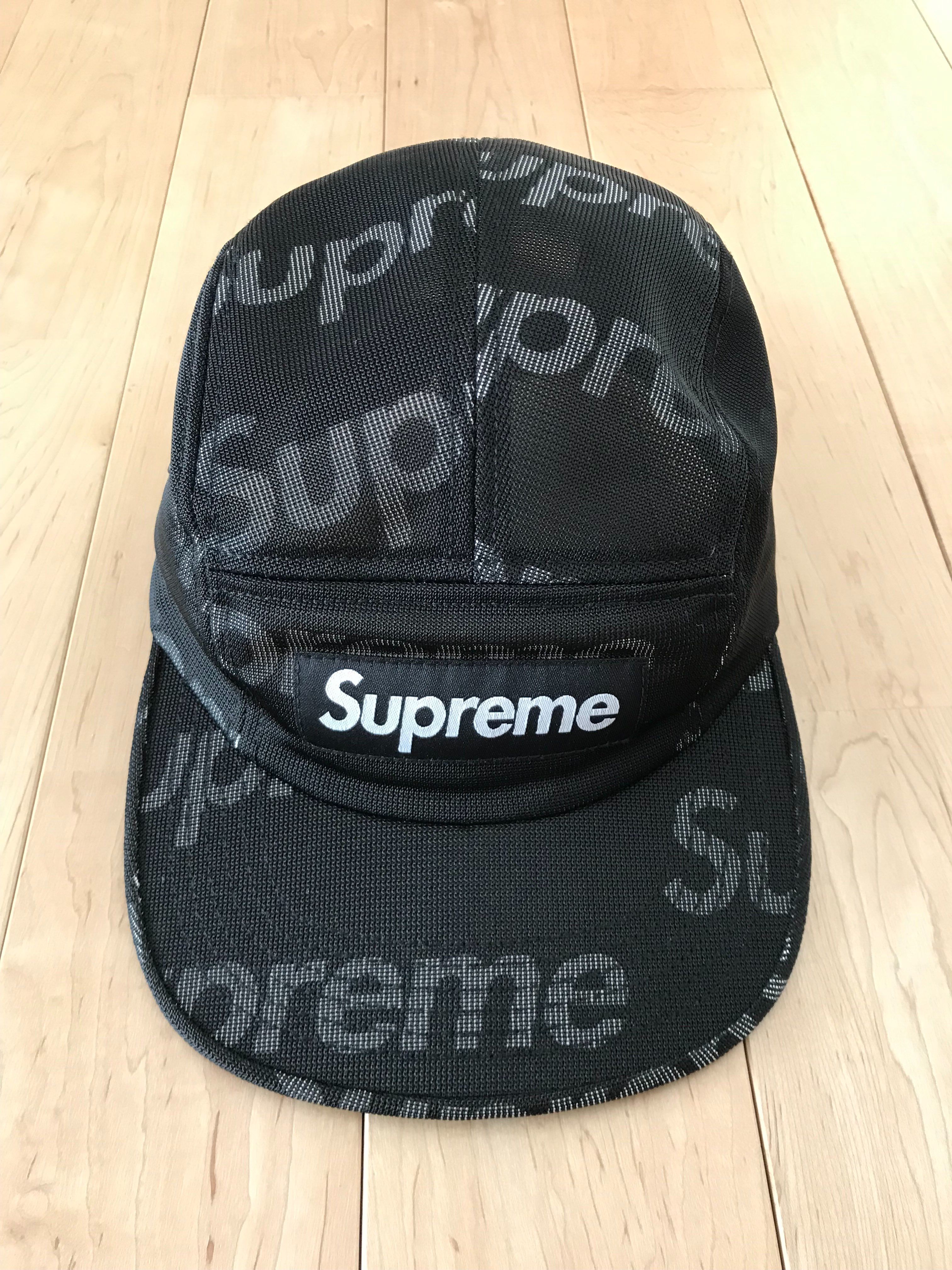 Supreme / Harris Tweed® Camp Cap "Black"