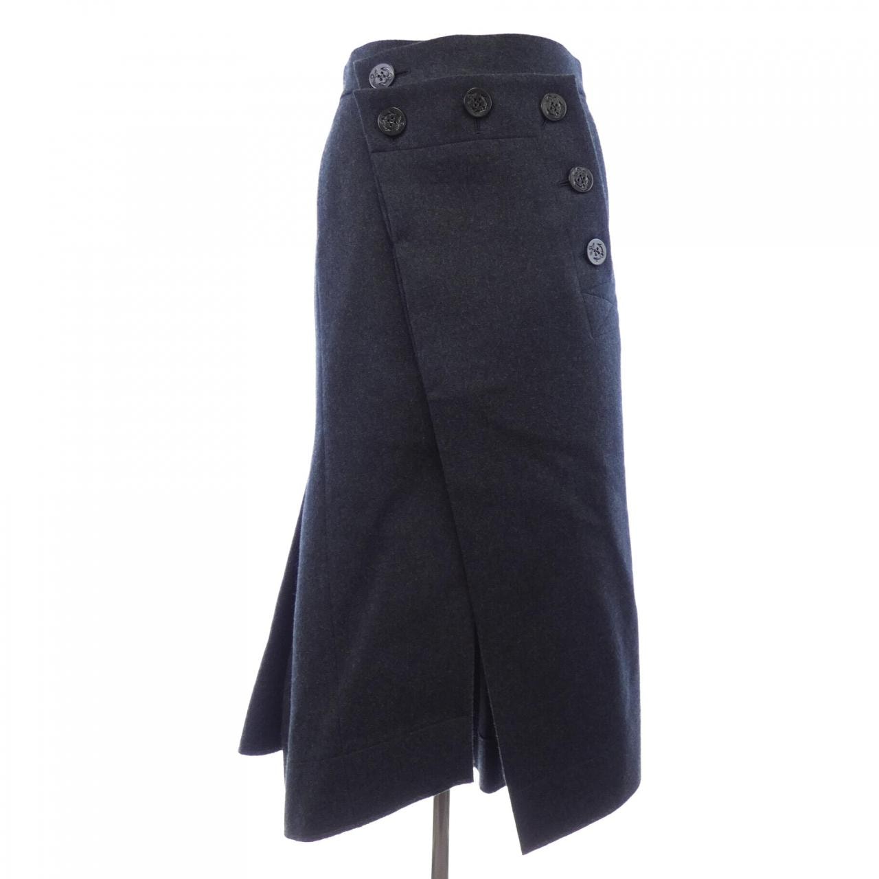 サカイ SACAI WOOL MELTON MIDI 25-08212 スカート