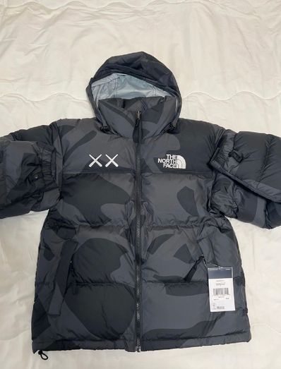 The North Face Kaws Retro 1996 Nuptse Jacket "Black"