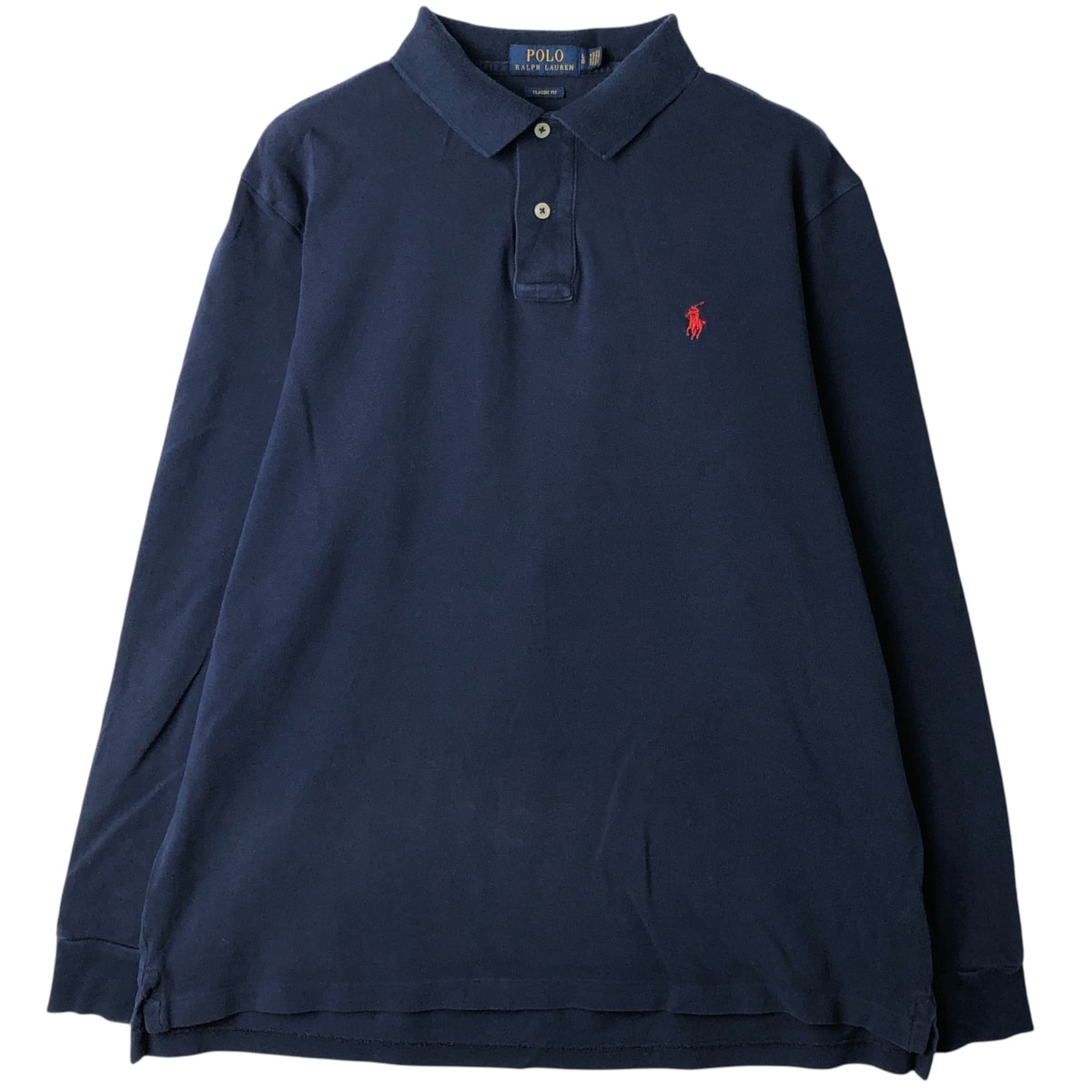 古着 ラルフローレン Ralph Lauren POLO RALPH LAUREN CLASSIC FIT 長袖 ポロシャツ メンズL相当/eaa617203