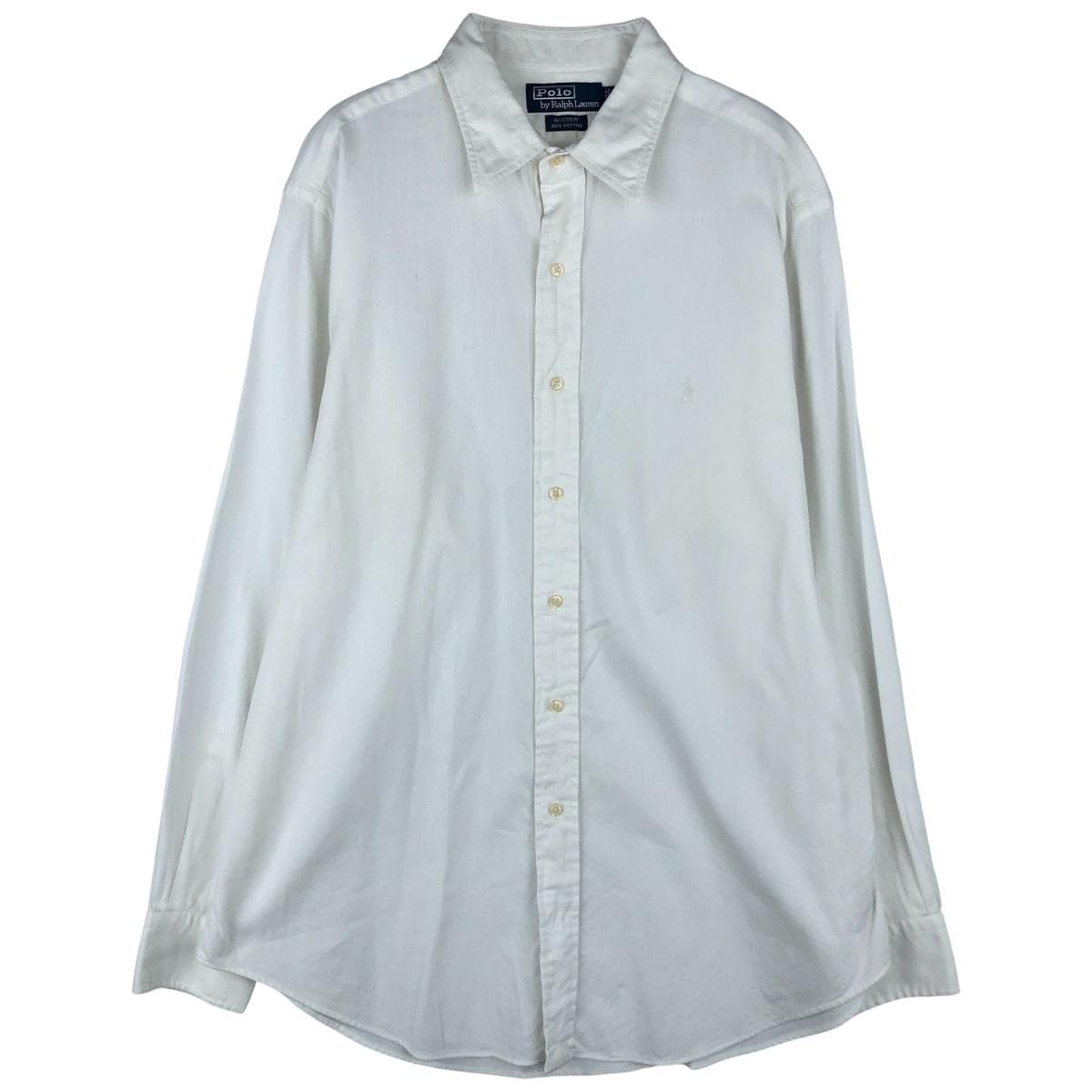 古着 ラルフローレン Ralph Lauren POLO by Ralph Lauren ANDREW 長袖 コットンシャツ メンズL相当/eaa610561
