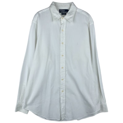 古着 ラルフローレン Ralph Lauren POLO by Ralph Lauren ANDREW 長袖 コットンシャツ メンズL相当/eaa610561