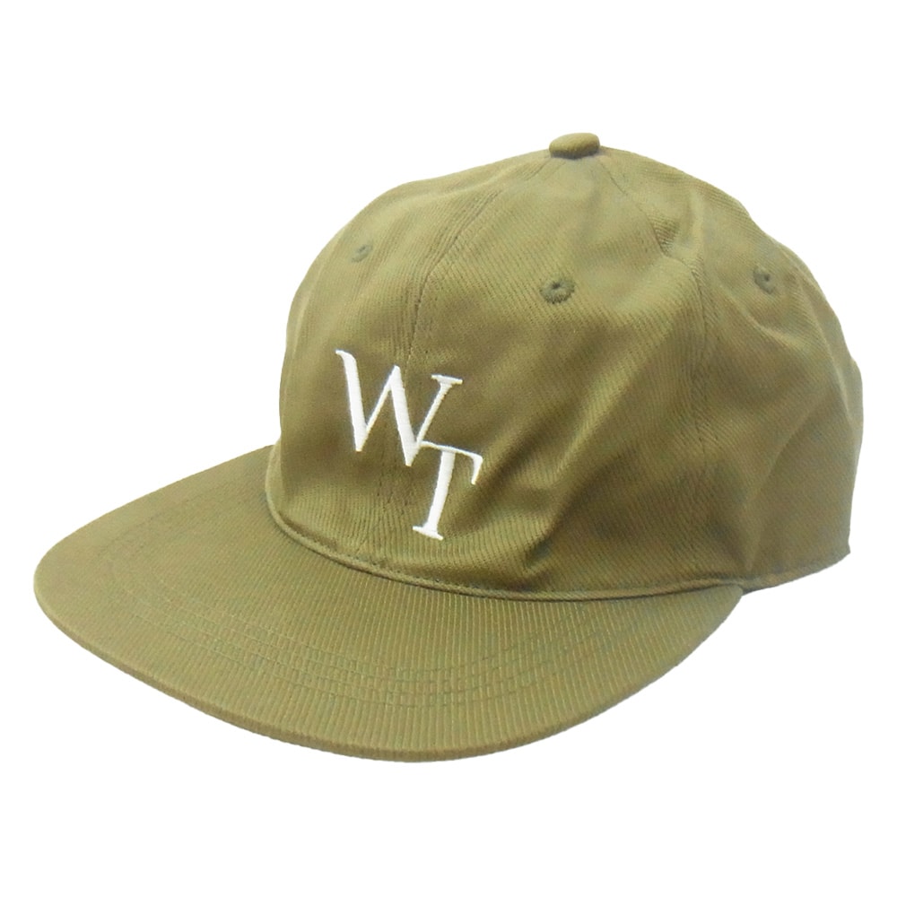 WTAPS ダブルタップス キャップ 21SS 212HCDT-HT07 EX.43 T-6H 03 CAP COTTON. TWILL CAP ロゴ刺繍 コットン ツイル キャップ 帽子 OLIVE DRAB【新古品】【未使用】【中古】