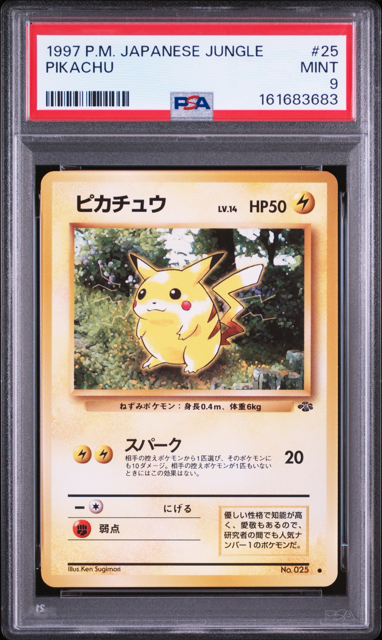 ピカチュウ ○ : 旧裏 [PMCG2 No.025](拡張パック「ポケモンジャングル