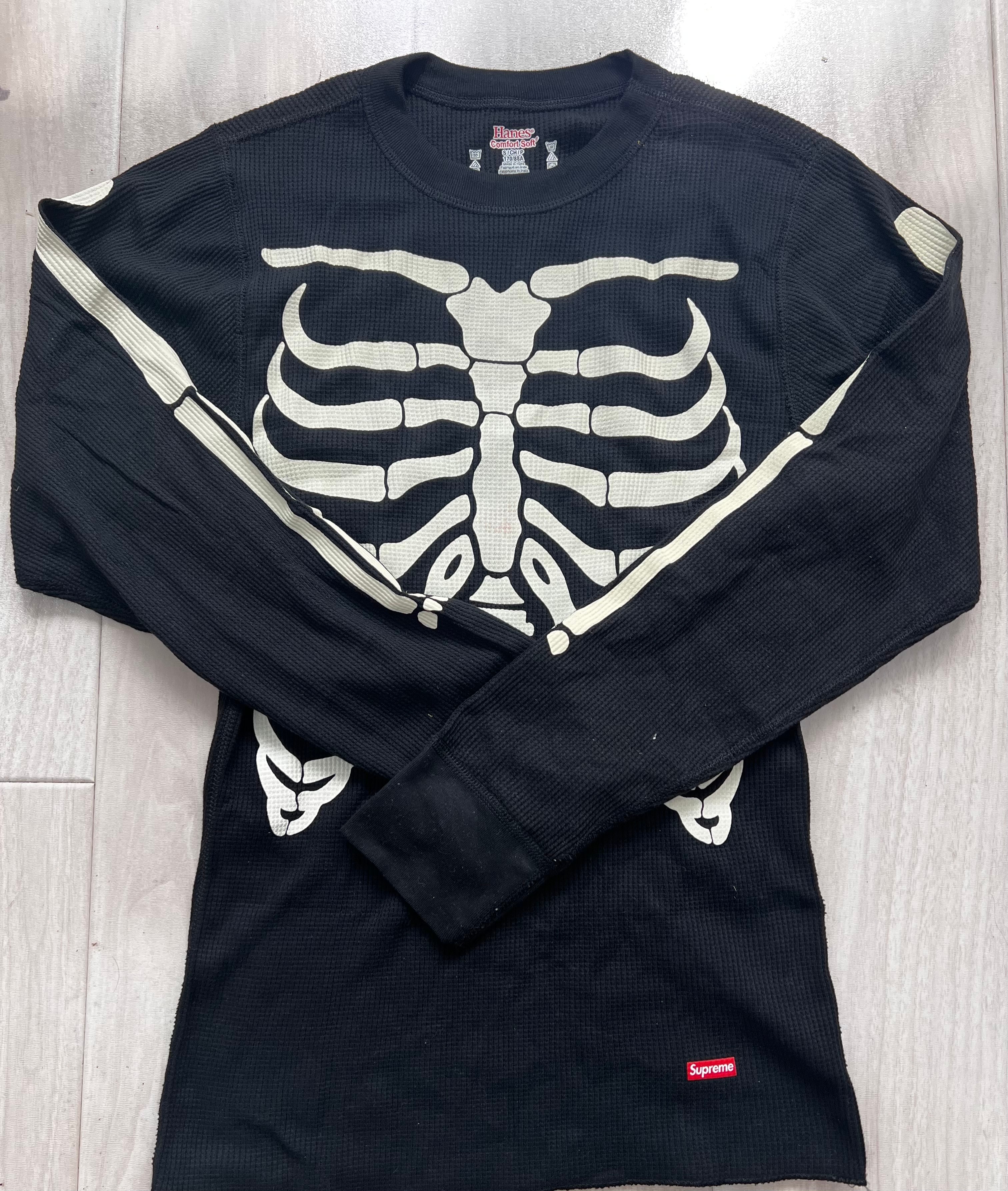Supreme x Hanes Bones Thermal Crew (1 Pack) "Black"