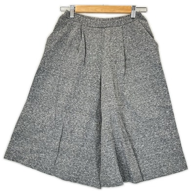 美品 Adam et Rope' アダムエロペ 無地 オールシーズン ジョガーパンツ コットン グレー レディース 36【古着】【中古】