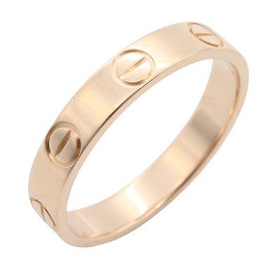 カルティエ CARTIER ミニラブ リング リング・指輪 ジュエリー K18PG(ピンクゴールド) レディース ゴールド系 B4085200 【中古】