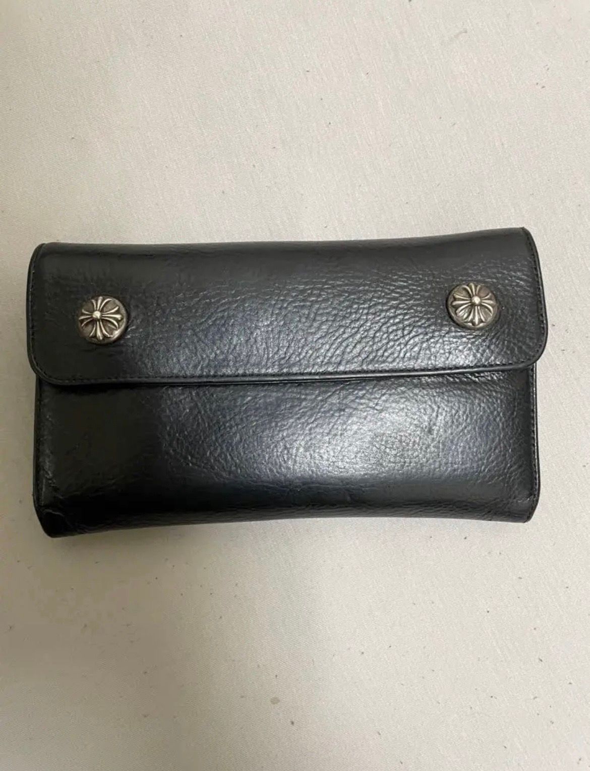 インボイス原本 クロムハーツ ウェーブクロス ウォレット 財布