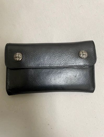 インボイス原本 クロムハーツ ウェーブクロス ウォレット 財布