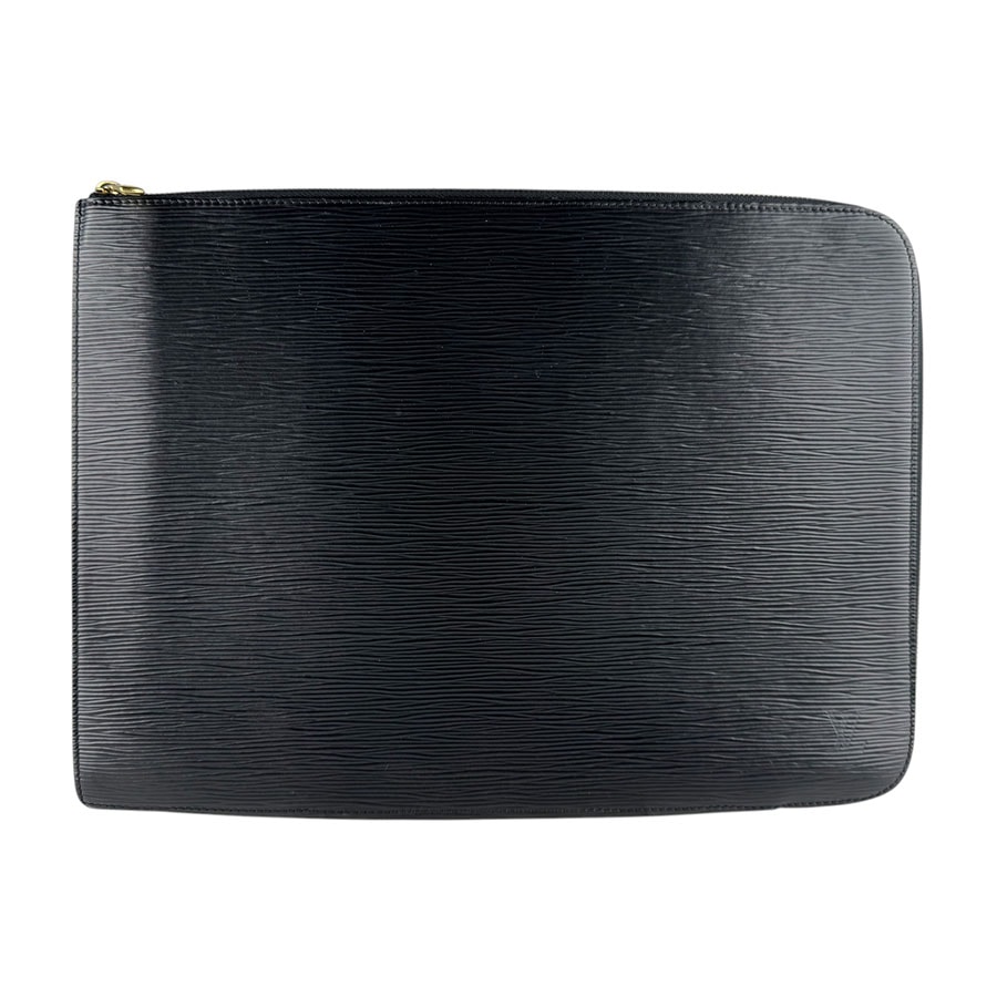 ルイ ヴィトン LOUIS VUITTON クラッチバッグ ドキュメントケース エピ ポッシュ ドキュマン エピレザー ノワール メンズ M54492【中古】 z9519