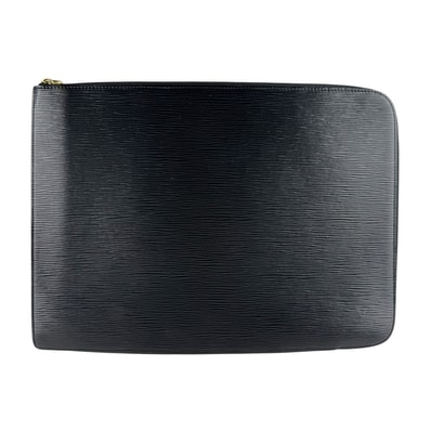ルイ ヴィトン LOUIS VUITTON クラッチバッグ ドキュメントケース エピ ポッシュ ドキュマン エピレザー ノワール メンズ M54492【中古】 z9519