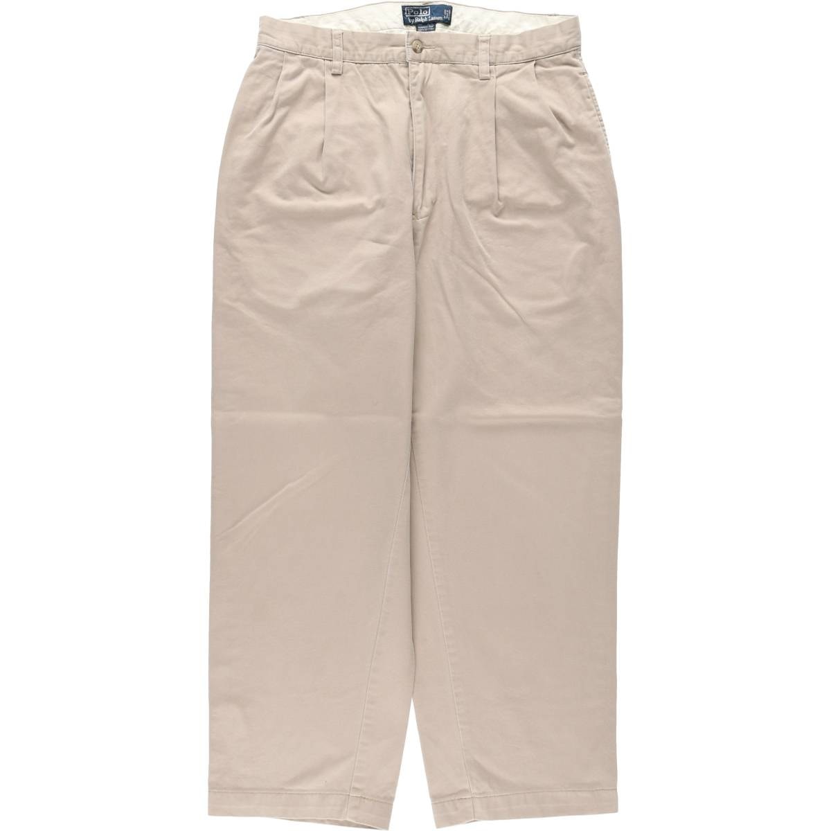 古着 ラルフローレン Ralph Lauren POLO by Ralph Lauren HAMMOND PANT ツータック チノパンツ メンズw32相当/eaa631402