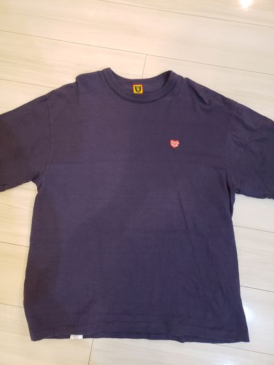 HUMAN MADE HEART BADGE T-SHIRT "Navy"