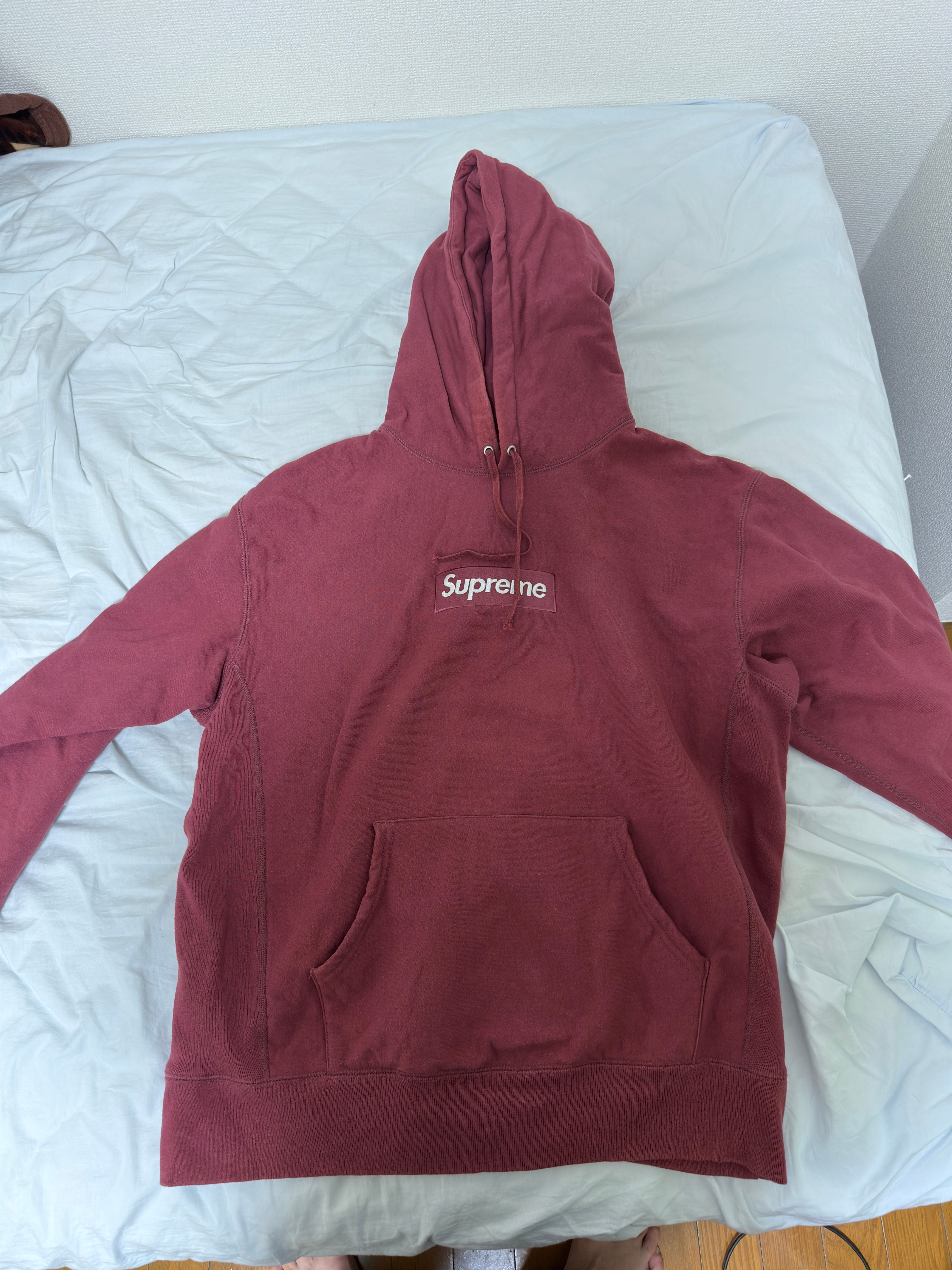 Supreme Box Logo Hooded Sweatshirt "Plum" (21FW)